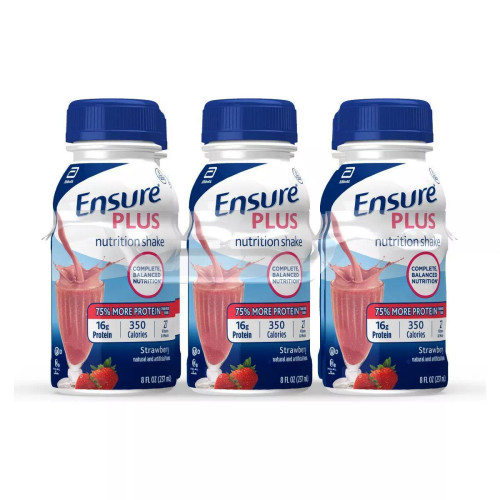 Ensure Plus Nutrition Shake Strawberry - 8 fl oz