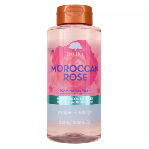 Tree Hut Moroccan Rose Foaming Gel Body Wash - 18 fl oz
