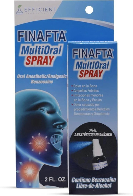 Finafta Multioral Spray - 2 fl Oz