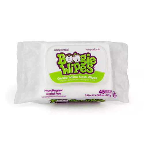Boogie Wipes Saline Nose Wipes, 45 Ea Boogie Wipes Saline Nose Wipes, 45 Ea