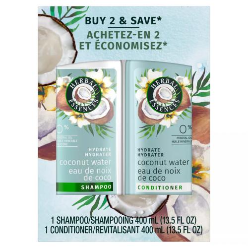 Herbal Essences Coconut Water & Jasmine Moisturizing Shampoo and Conditioner - 27 fl oz