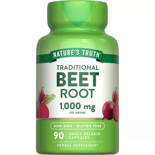 Nature's Truth Beet Root Capsules 1000mg - 90 Count