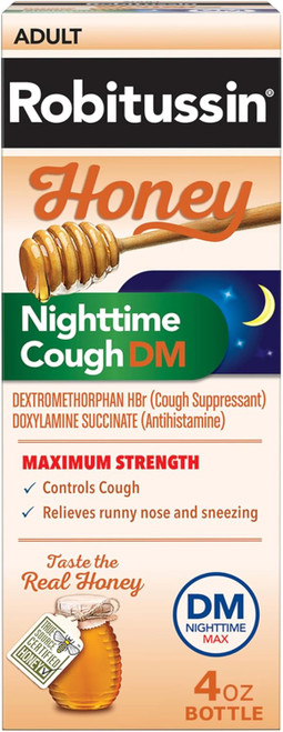 Robitussin Honey Nighttime Cough DM Max - 4 fl oz Robitussin Honey Nighttime Cough DM Max - 4 fl oz