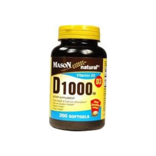 Mason Natural D 1000 Iu Softgels 300 Soft Gels