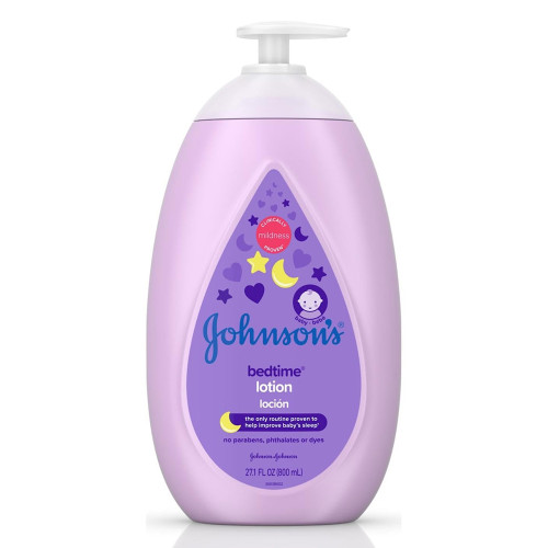 Johnson'S Bedtime Baby Lotion With Naturalcalm Essences, Hypoallergenic & Paraben Free, 27.1 Oz