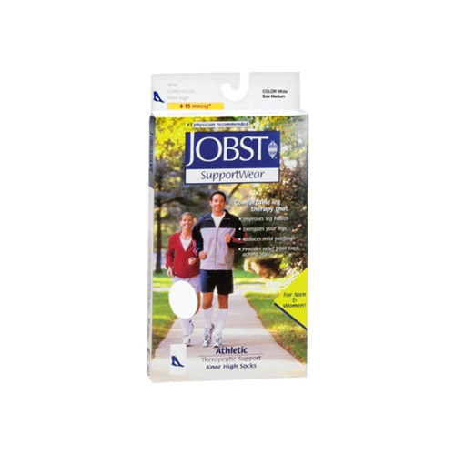 Jobst Supportwear Socks Athletic Knee High 8-15Mmhg Large 1 Pair