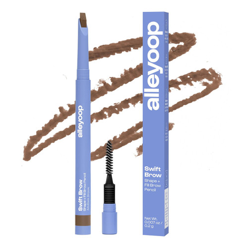 Alleyoop Swift Brow Shape + Fill Brow Pencil Medium Brown - 1 Ct