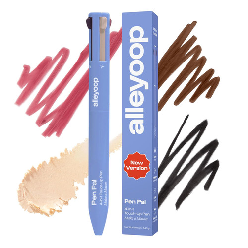 Alleyoop Pen Pal 4-in-1 Eye, Brow, Lip & Highlight Pen Make A Mauve - 1 Ct