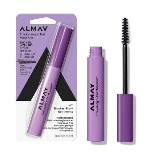 ALMAY Thickening & Tint Mascara 401 Blackest Black - 0.28 fl oz