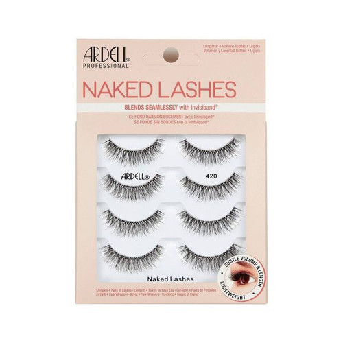 Ardell Naked EyeLashes 420 Black - 4 Ct