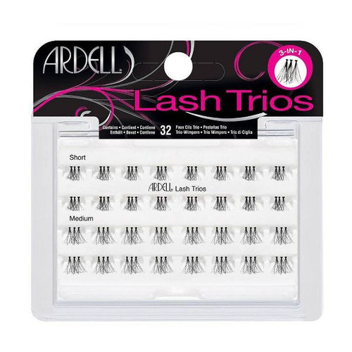 Ardell Eyelash Trios Individual Lashes Black - 32 Ct