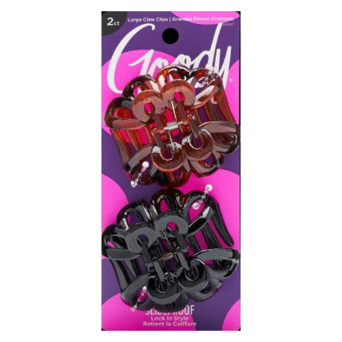 Goody Womens Classics Claw Clip, Lily Petal, 2 CT