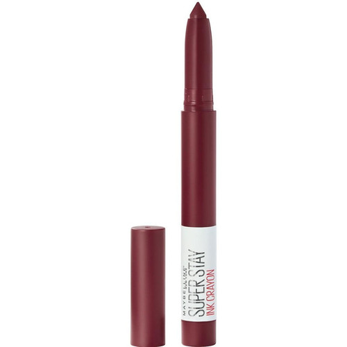 MAYBELLINE New York Super Stay Ink Crayon Lipstick Matte Longwear Lipstick Makeup, Settle For More, 0.04 oz