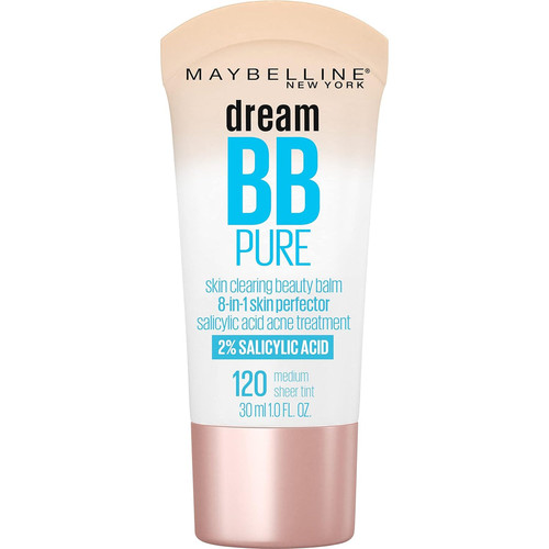 MAYBELLINE New York Dream BB Pure BB Cream, 120 Medium, 1 oz
