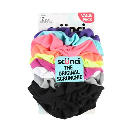 Scunci Large Neon Scrunchies, 12.0 CT