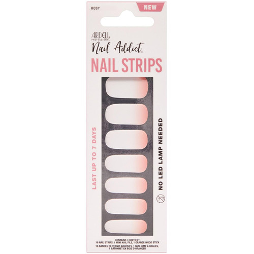 Ardell Nail Addict Long-Lasting Nail Strips Set Rosy - 1 Pack