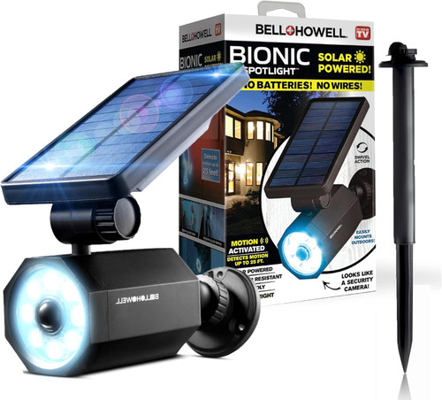 Bell + Howell Bionic Solar Powered Spotlight - 1 Ea