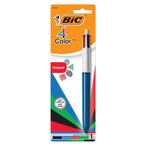BiC Smooth 4 Color Retractable Ballpoint Pen Muliticolor - 1 Ea