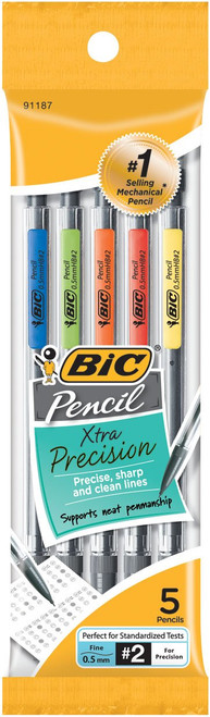 BiC Xtra Precision Fine Point Mechanical Pencil - 5 Count