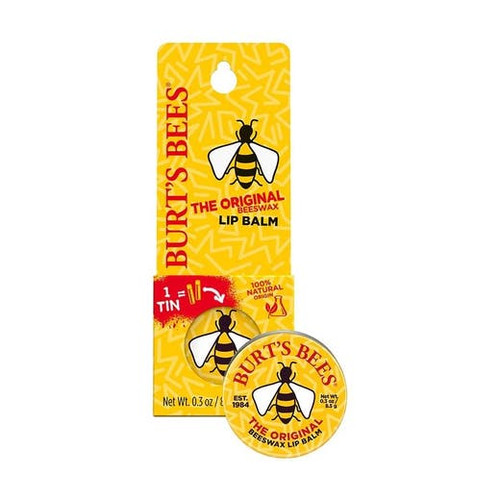 Burt's Bees Moisturizing Lip Balm Tin - Beeswax - 0.3 oz