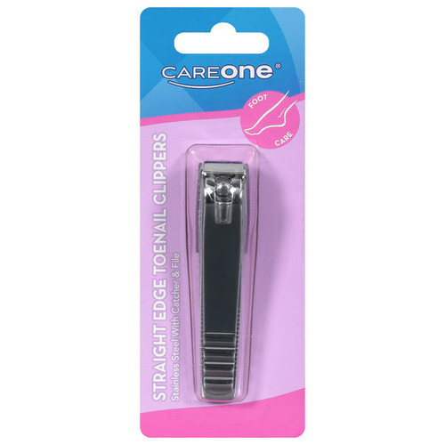 CAREone Straight Edge Toenail Clippers - 1 Ct