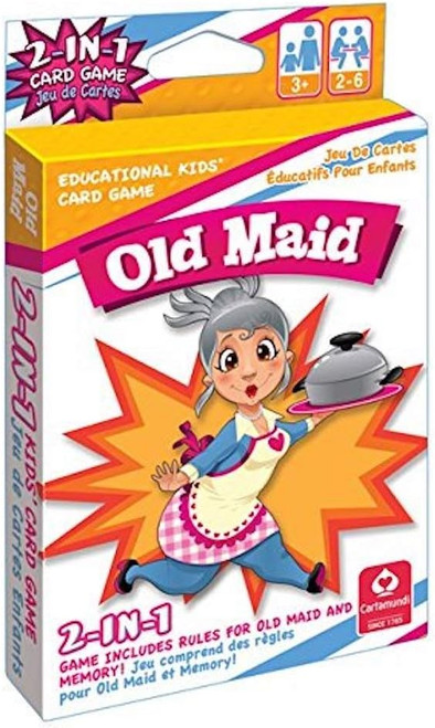 Cartamundi 2-In-1 Card Game - Old Maid and Memory - 1 Ct
