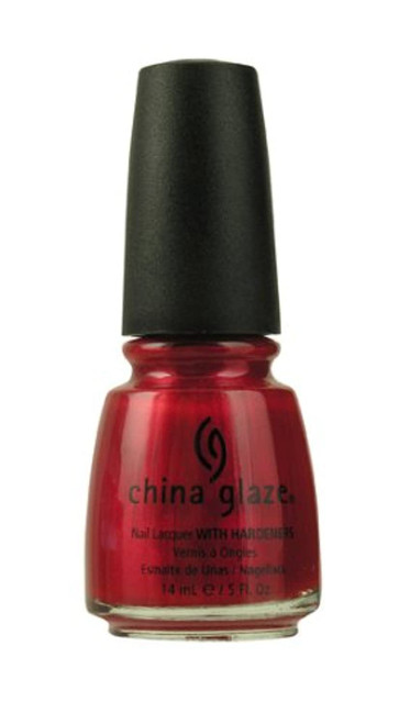 china glaze Nail Lacquer - Red Pearl - 0.5 fl oz