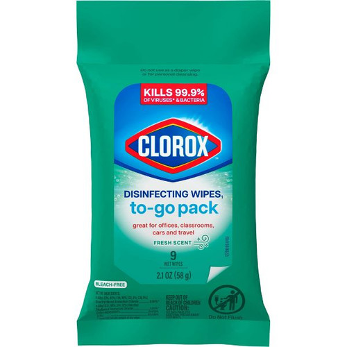 CLOROX Disinfecting To Go Travel Wipes - Fresh - 2.1 oz
