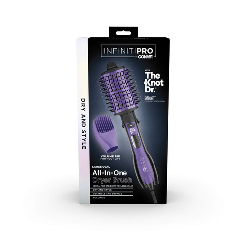 CONAIR Infinitipro The Knot Dr. All-in-One Oval Dryer Brush - 1 Ct