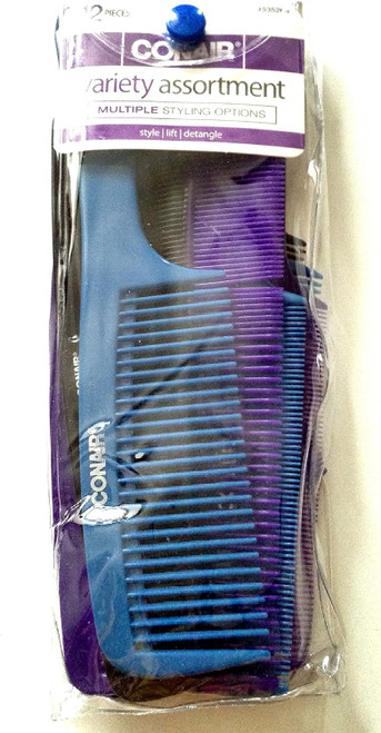 CONAIR Lift & Detangle Assorted Combs - 2 Lb