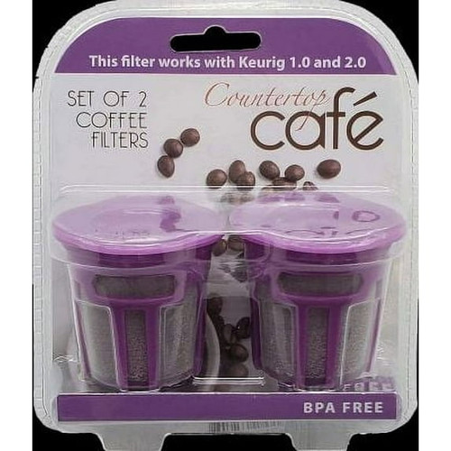 Countertop cafe Reusable Single Serve Coffee Filter - 2 count