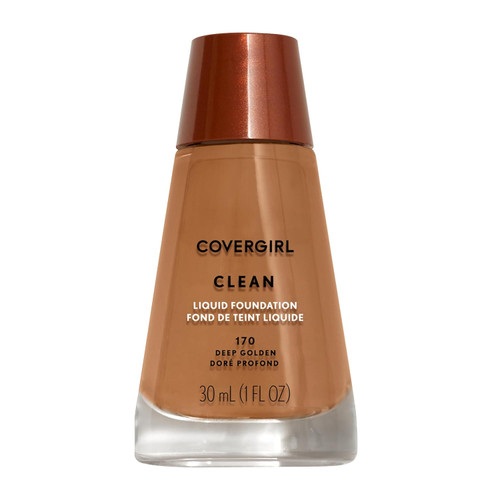 COVERGIRL Clean Liquid Foundation 170 Deep Golden - 1 fl oz