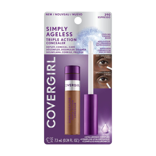 COVERGIRL Simply Ageless Triple Action Concealer 390 Espresso - 0.24 fl oz