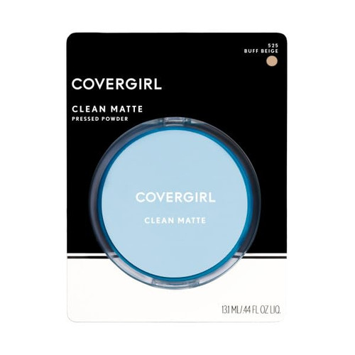COVERGIRL Clean Matte Pressed Powder Oil Control 525 Buff Beige - 0.44 fl oz