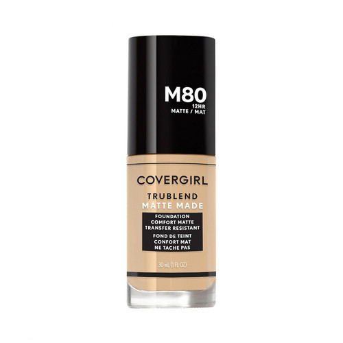 COVERGIRL TruBlend Matte Made Liquid Foundation M80 Caramel Beige - 1 fl oz