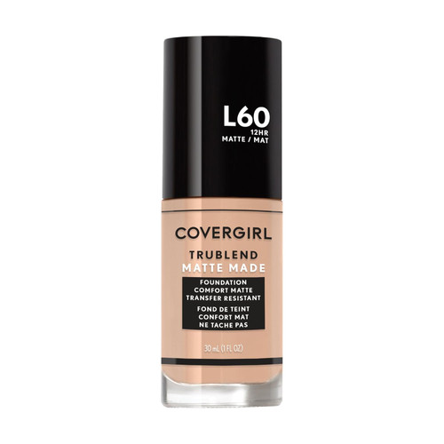 COVERGIRL TruBlend Matte Made Liquid Foundation L60 Light Nude - 1 fl oz