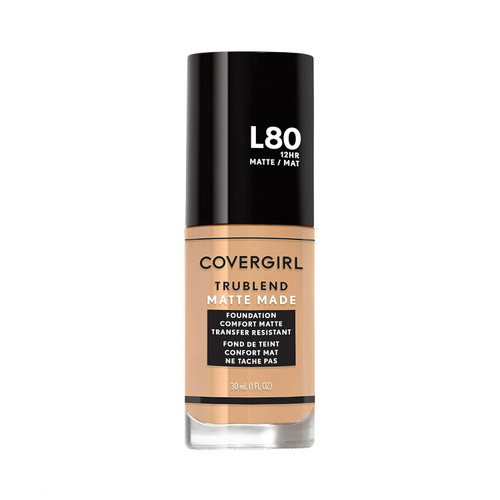 COVERGIRL TruBlend Matte Made Liquid Foundation L80 True Ivory - 1 fl oz