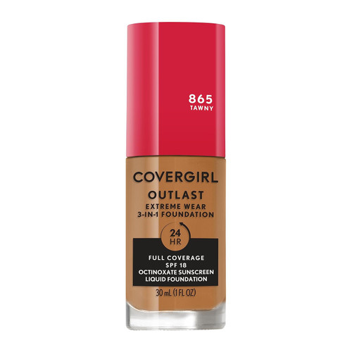 COVERGIRL Outlast Extreme Full Coverage Liquid Foundation 865 Tawny - 1 fl oz