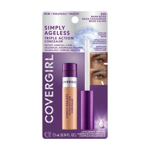 COVERGIRL Simply Ageless Triple Action Concealer 350 Warm Beige - 0.24 fl oz