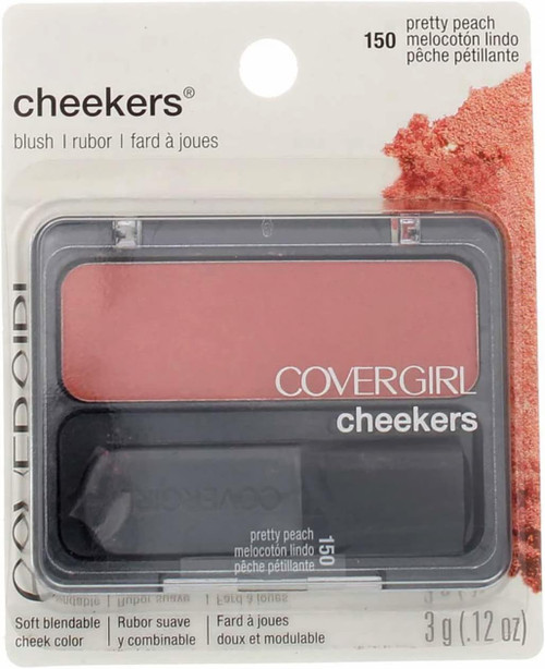 COVERGIRL Cheekers Blush Mini 150 Pretty Peach - 0.12 oz