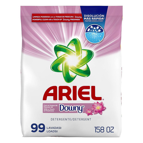 Ariel Powder Laundry Detergent with Downy Freshness Deep Clean Formula, 158 Oz Ariel Powder Laundry Detergent with Downy Freshness Deep Clean Formula, 158 Oz