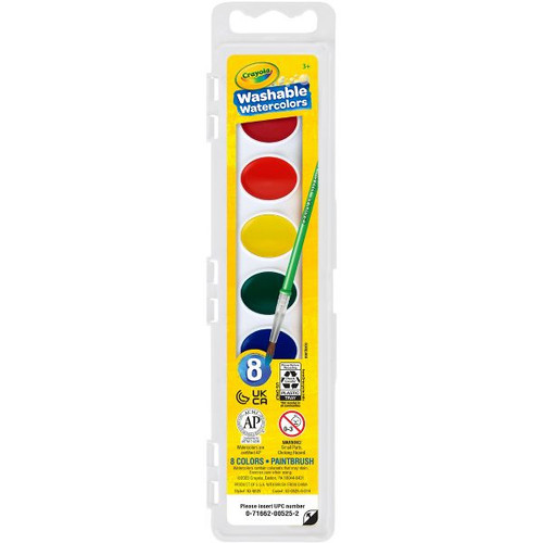 Crayola Washable Watercolor Paints - 8 Ct