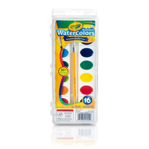 Crayola Washable Watercolors - 16 Ct