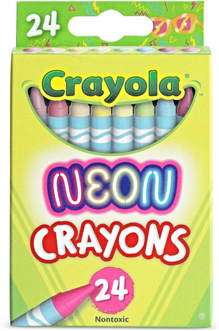 Crayola Neon Crayons - 24 pack