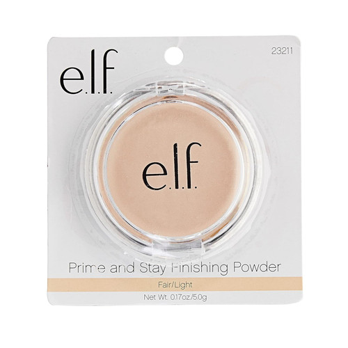 e.l.f. Prime & Stay Finishing Face Powder Fair/Light - 0.17 oz