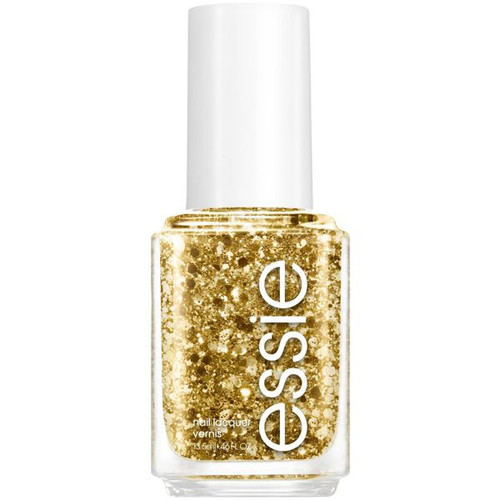 essie luxeffects salon-quality nail polish, vegan, gold glitter, Summit Of Style - 0.46 fl oz