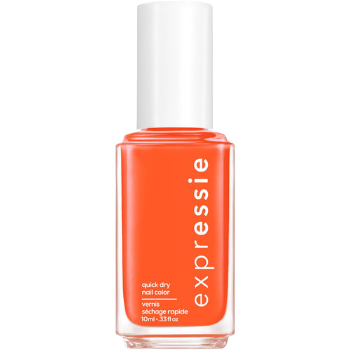 essie Expressie Nail Polish, Quick Dry Orange Nail Polish, Vegan, Catch A Vibe - 0.33 fl oz