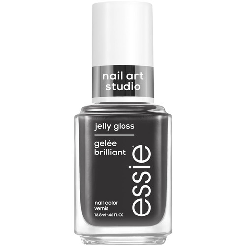 essie Nail Art Studio  jelly gloss nail polish, vegan, sheer black, ink jelly - 0.46 fl oz