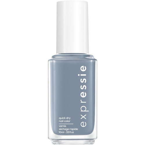 essie expressie quick dry nail polish, vegan formula, slate blue, Air Dry - 0.33 fl oz
