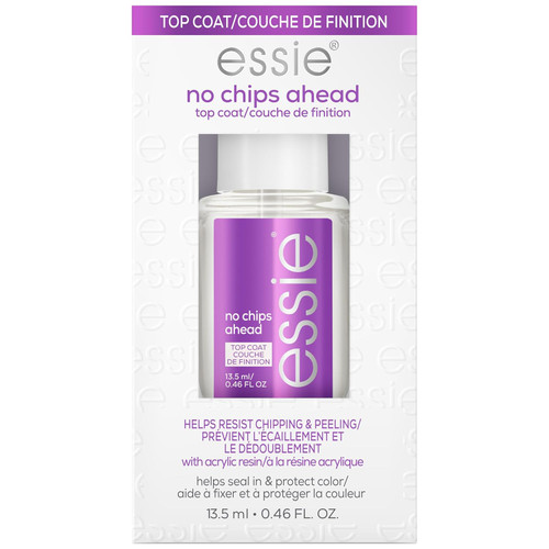 essie salon quality nail care, vegan, clear top coat, No Chips Ahead - 0.46 fl oz